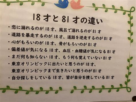 18歳と81歳の違いとは？笑点やTwitterでの回答が秀逸。